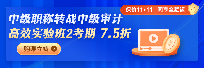 中级查分转战中级审计师