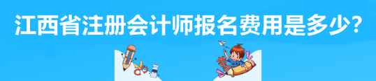 江西省注册会计师报名费用是多少？