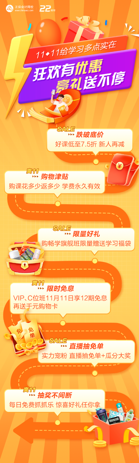 [11♥11狂欢倒计时]洪荒之利!7.5折+全额返+抽免单... 购购购！