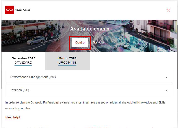 2023年ACCA分机考试报考流程