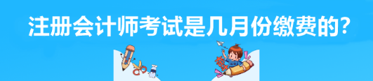 注册会计师考试是几月份缴费的? 注册会计师考试是几月份缴费的?
