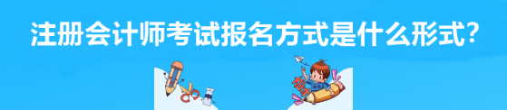 注册会计师考试报名方式是什么形式? 注册会计师考试报名方式是什么形式?
