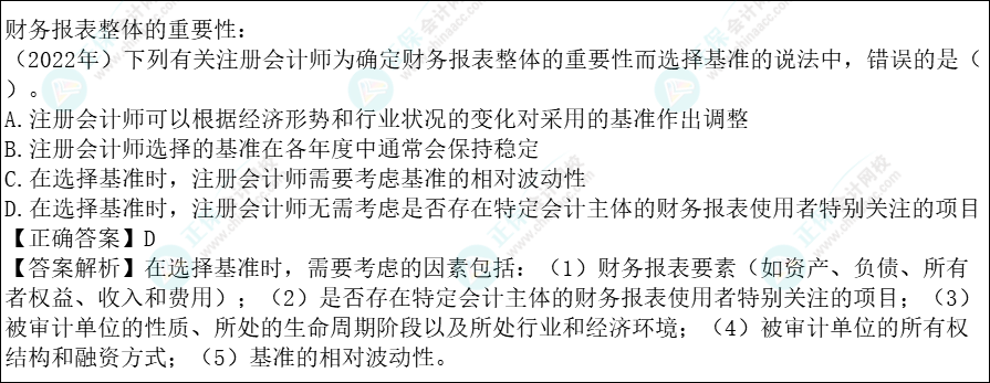 注会审计各章节历年考察题型总结(第2章) 注会审计各章节历年考察题型总结(第2章)