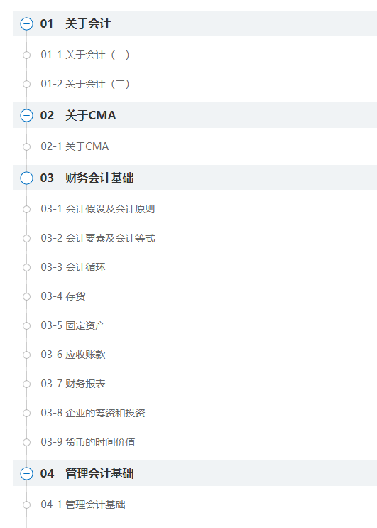 CMA前导课 CMA前导课