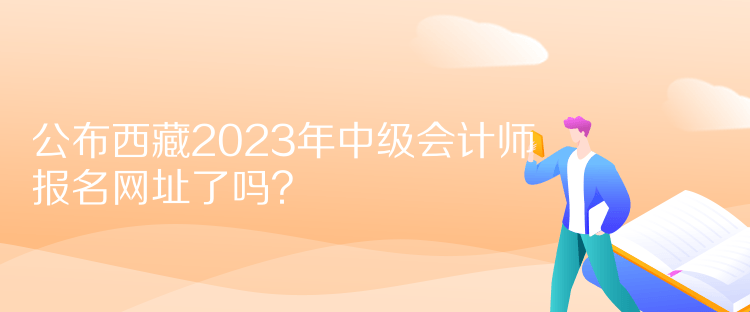 公布西藏2023年中级会计师报名网址了吗？