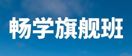 畅学旗舰班 畅学旗舰班