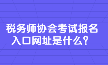 税务师协会考试报名入口网址是什么？