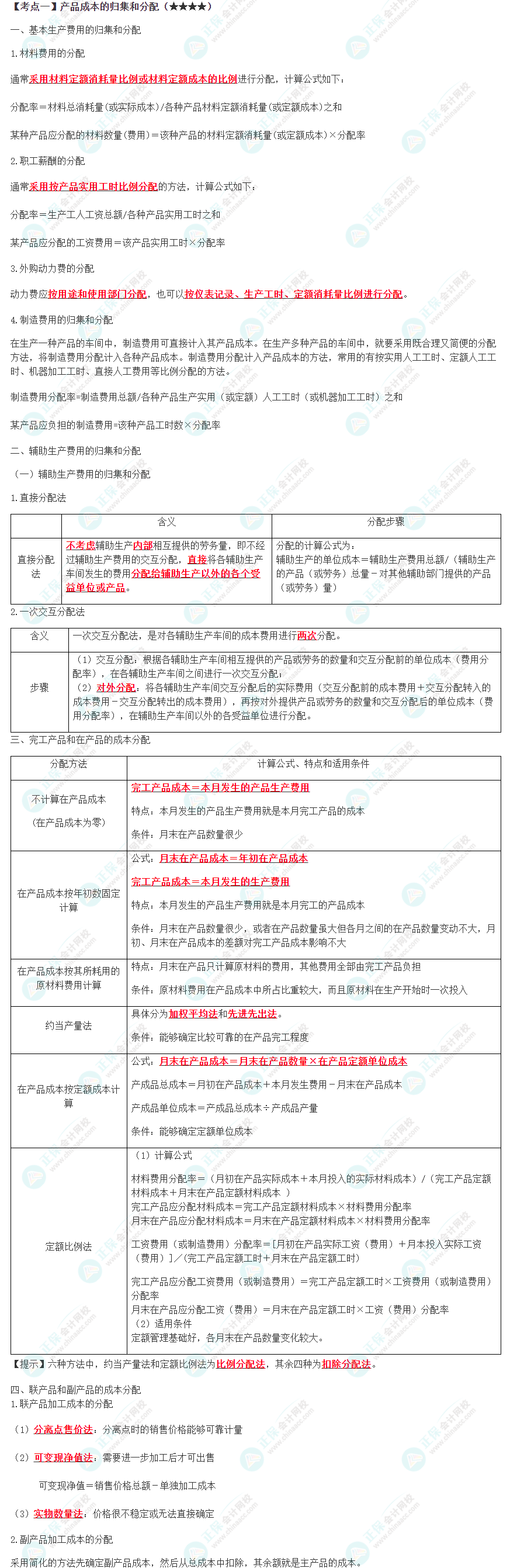 2023年注会《财管》高频考点