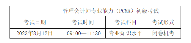 考试科目与形式