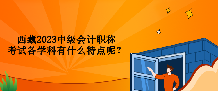 西藏2023中级会计职称考试各学科有什么特点呢？