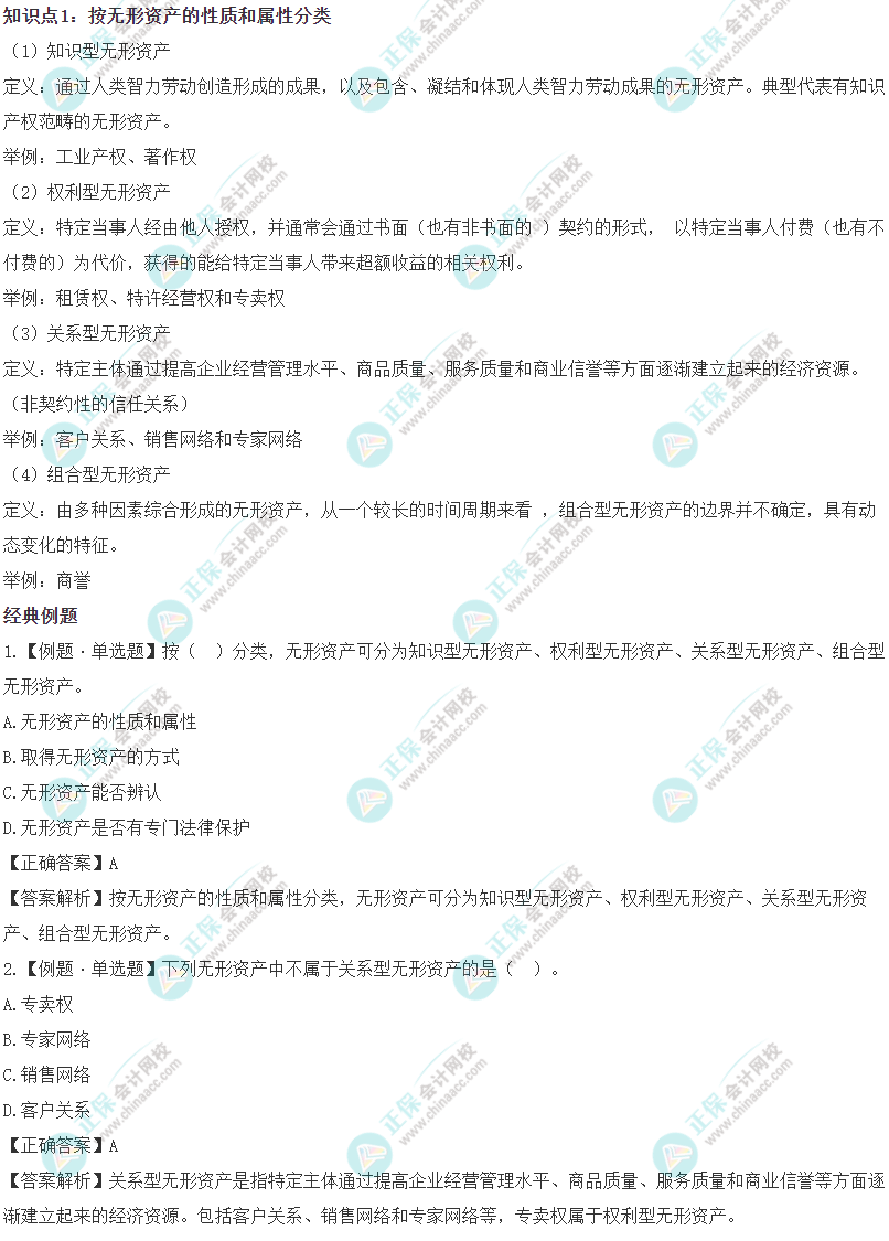 2023《资产评估实务二》易错易混知识点：无形资产