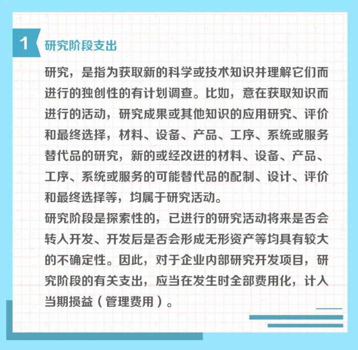 一组图带你了解：研发费用的费用化或资本化处理方面的规定