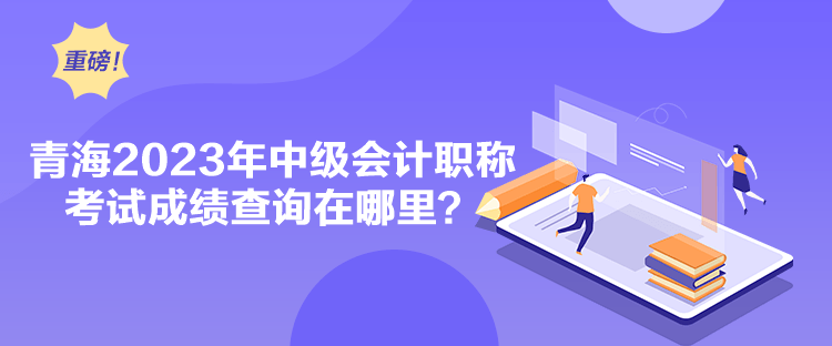 青海2023年中级会计职称考试成绩查询在哪里？