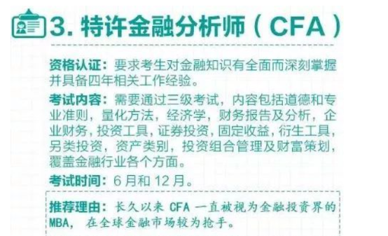 为什么要考CFA？一文带你了解CFA含金量！