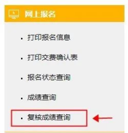 成绩复核结果查询