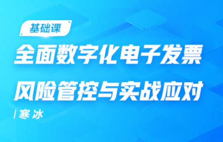 全面数字化电子发票风险管控与实战应对