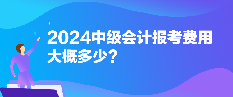 2024中级会计报考费用大概多少? 2024中级会计报考费用大概多少?