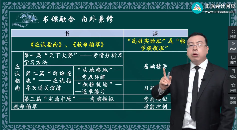 备考2024年中级会计考试 要注意书课搭配！