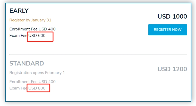 frm考试费用 frm考试费用