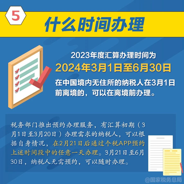 个税年度汇算办理时间
