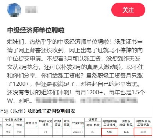 职场“涨薪神器”—中级经济师证书,有时间快考,含金量很高! 职场“涨薪神器”—中级经济师证书,有时间快考,含金量很高!