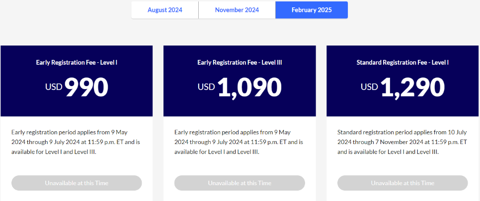 什么？25年CFA报名费用就涨了？