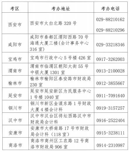 陕西注会考办电话 陕西注会考办电话