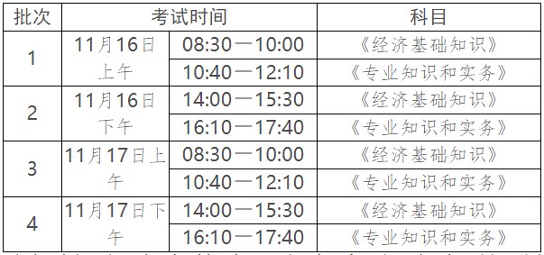 考试时间 考试时间