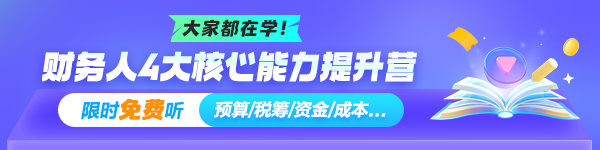 财务人4大核心能力提升营