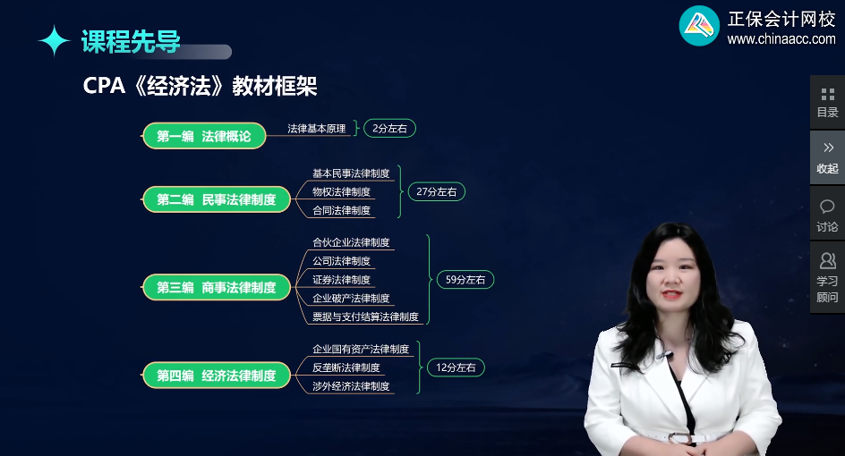 CPA经济法法条太多太乱?教材框架帮你梳理清楚! CPA经济法法条太多太乱?教材框架帮你梳理清楚!