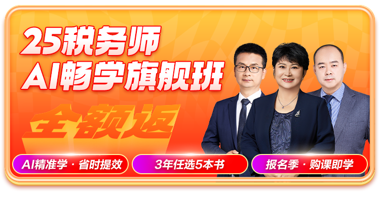 25税务师AI畅学旗舰班