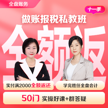 会计做账报税私教班（第十一季）