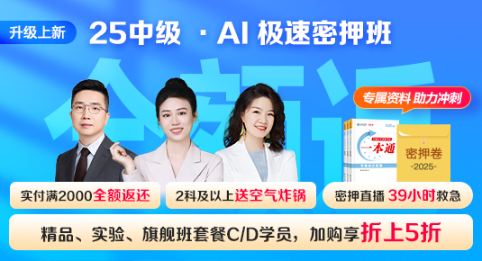 中级会计职称AI极速密押班