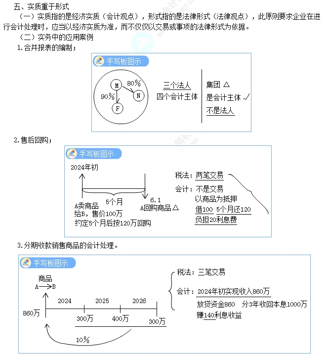 实质重于形式 实质重于形式