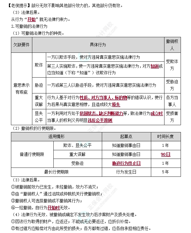 无效与可撤销法律行为1
