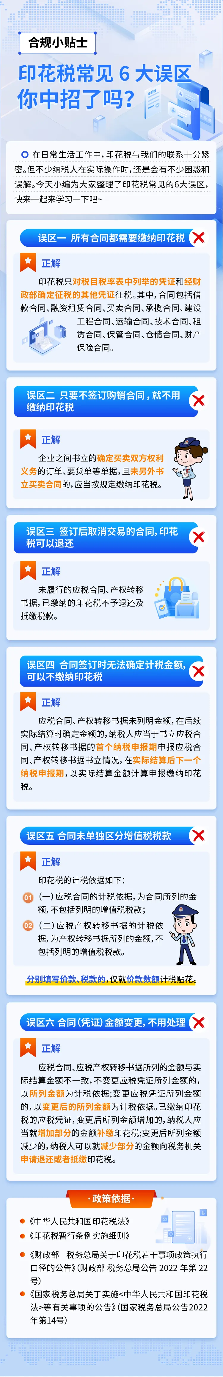 印花税常见6大误区，你中招了吗？