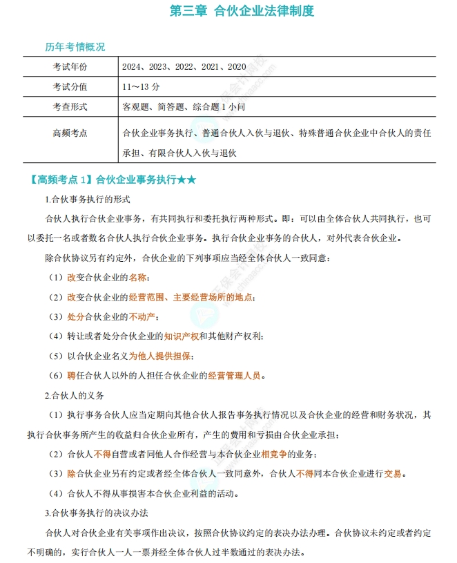 《经济法》高频考点1