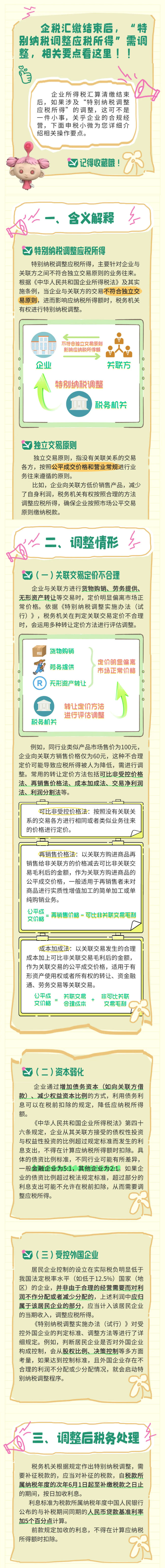 企税汇缴结束后，“特别纳税调整应税所得”需调整