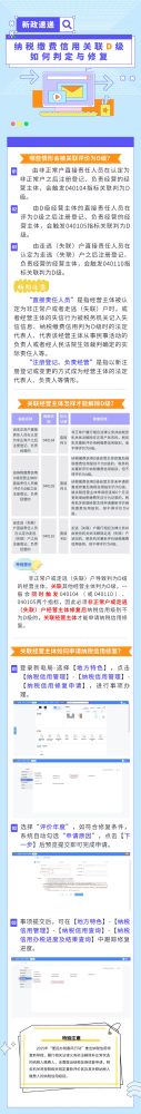 纳税缴费信用关联D级，如何判定与修复？
