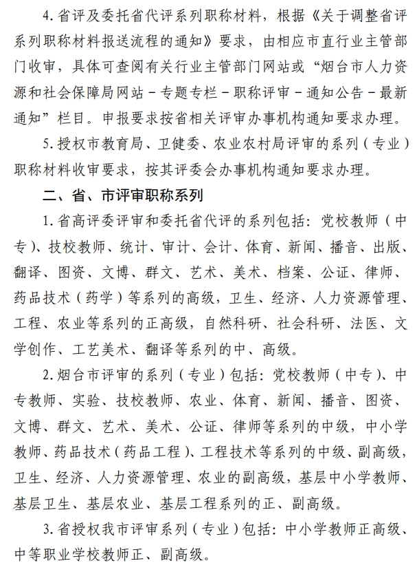 烟台职称评审报名手册3