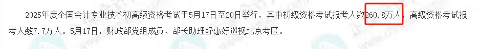 260.8万人!考初级会计的赚大了!2 260.8万人!考初级会计的赚大了!2