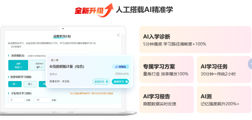 名师私教签约班 手把手带你过中级会计 考不过协议退费