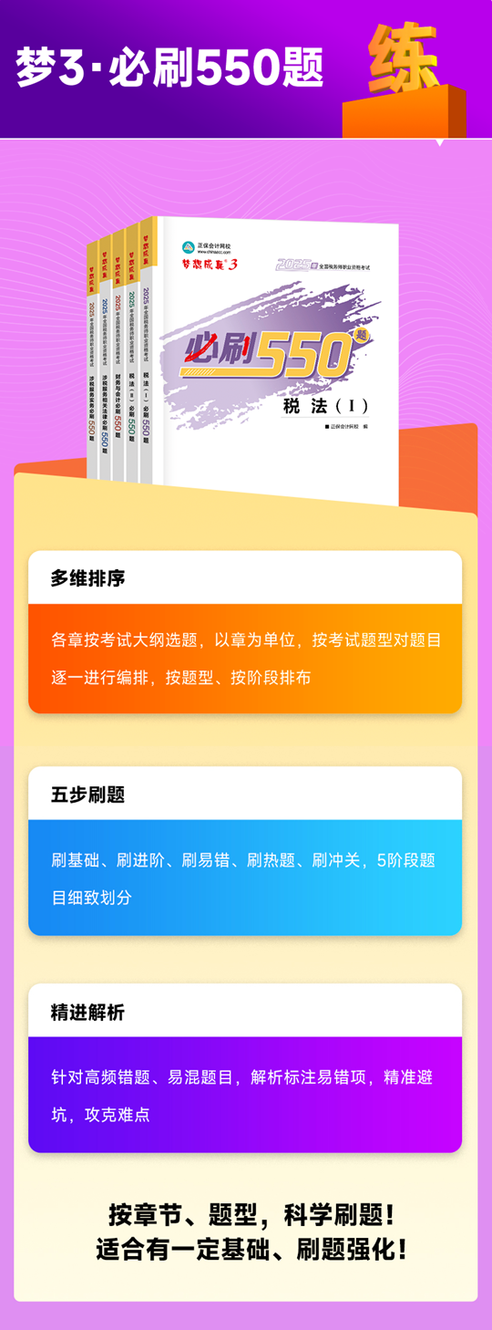 2025税务师习题强化阶段 《必刷550题》有必要练习吗？