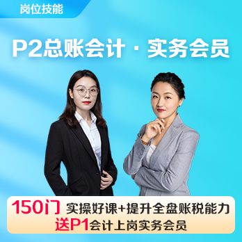实务会员2年卡(P2总账会计)