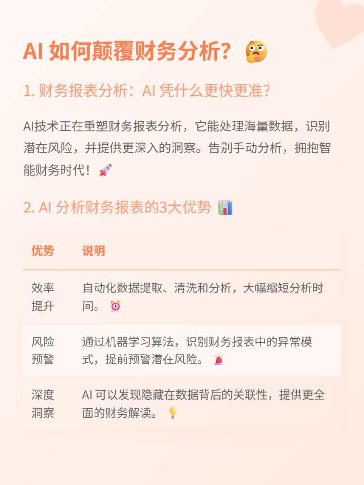AI如何颠覆财务报表分析？