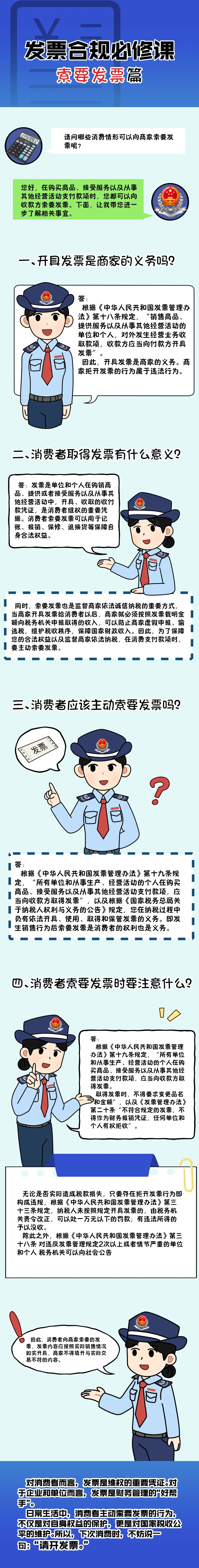 关于消费后索要发票那些事
