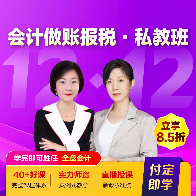 会计做账报税私教班（第十一季）