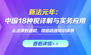 中国18税种详解与实务应用