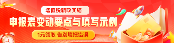 2026增值税申报表