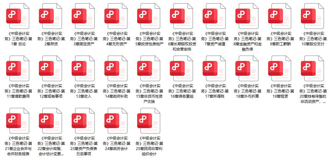 中级会计实务